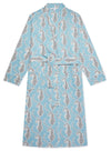 Blue Leopards Organic Cotton Robe Myza