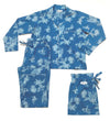 Blue Matching Set in Ipanema Print Long Sleeve Pyjamas AMOKA DALO