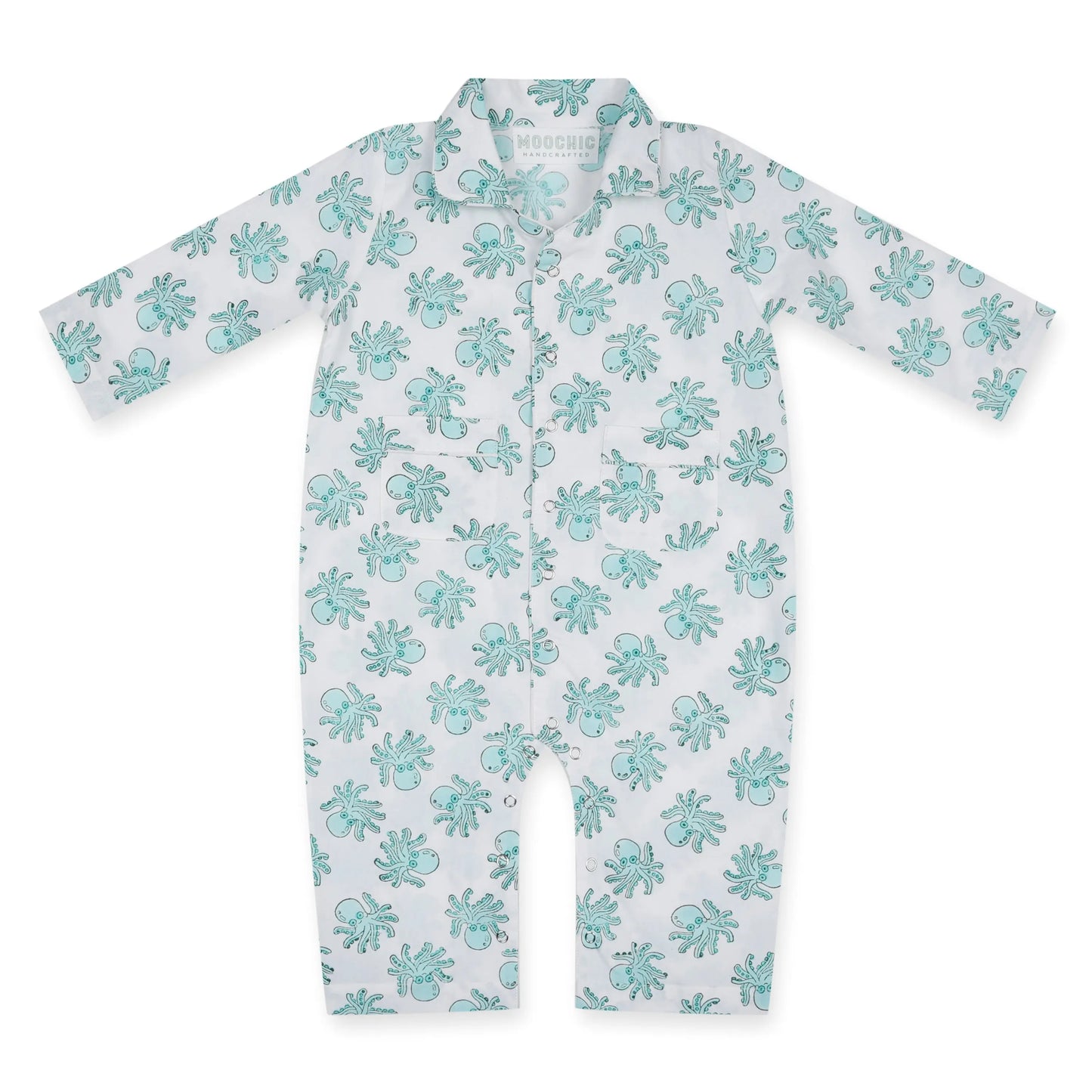 Blue Octopus Onesie Moochic