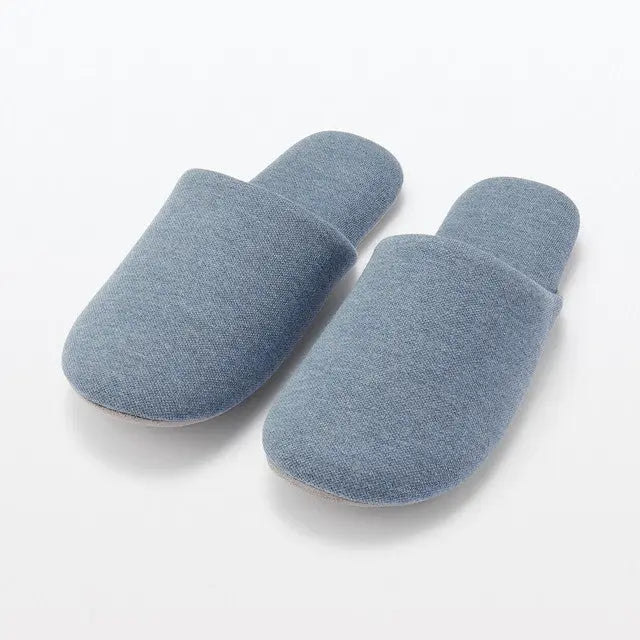 Blue Unisex Soft Slippers MUJI UK