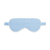 Blue & White Stripe Organic Cotton Sleep Mask Myza