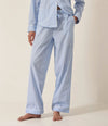 Blue & White Stripe Women's Organic Cotton Pyjama Trouser Myza