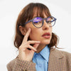 Blueberry Le Marais Glossy Glasses Barner