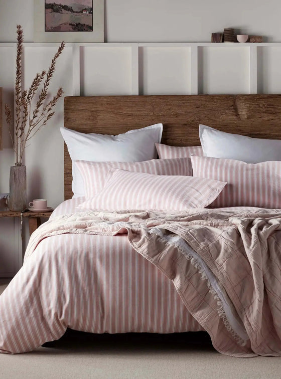 Blush Pink 100% Linen Bed Linen The Secret Linen Store