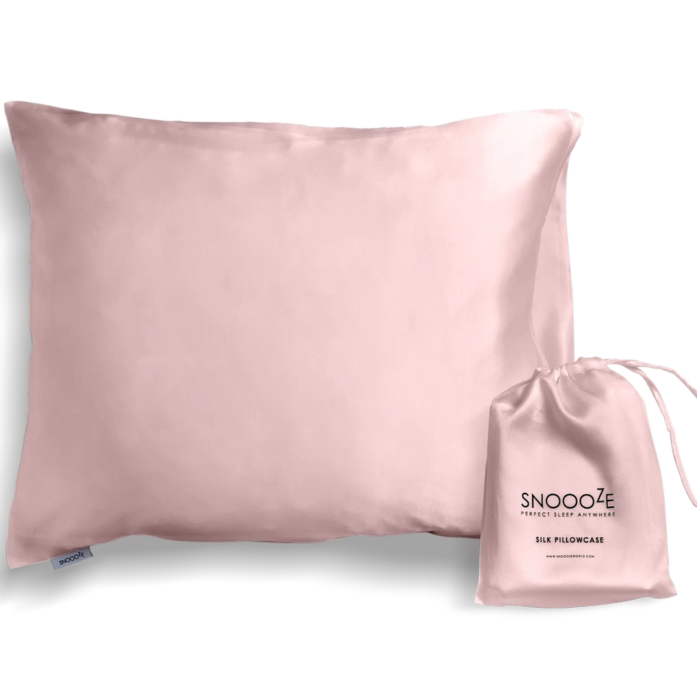 Blush Pink Mini Silk Pillowcase Snooozeworld