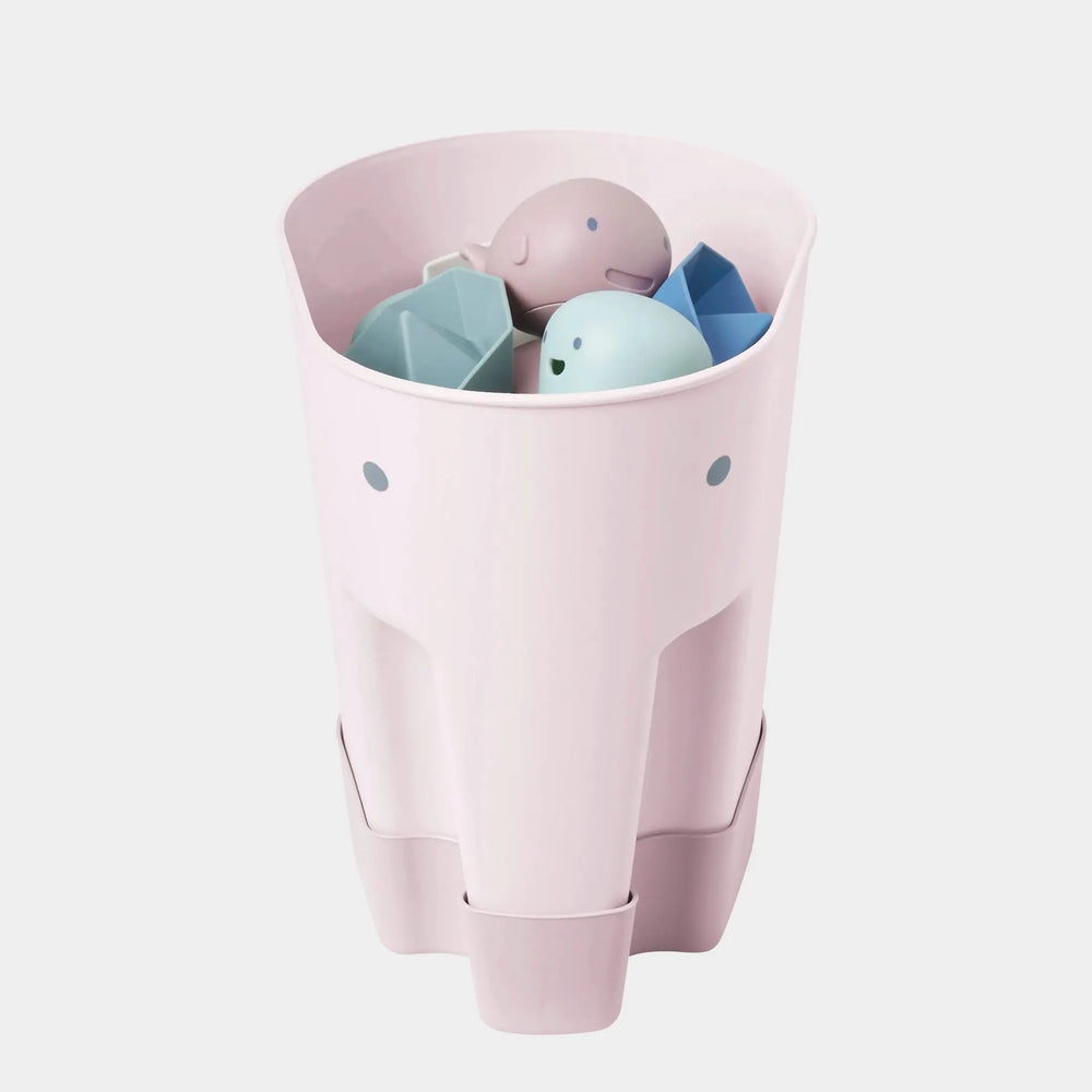 Blush Pink Shnuggle Ellie Bath Toy Drying Caddy Shnuggle