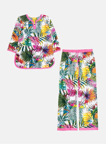  Bora Bora Women's Floral Cotton Pyjamas inara