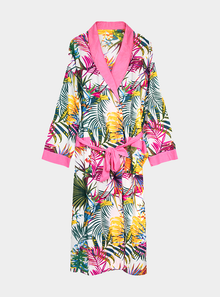  Bora Bora Women's Floral Cotton Robe inara