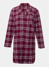 Bordeaux Plaid Nightshirt Pretty You London