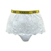 Born in Ukraine High Waist Lace Briefs White NOKAYA