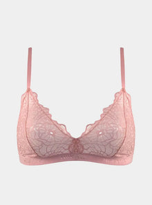  Born in Ukraine Image Lace Bralette Pink NOKAYA