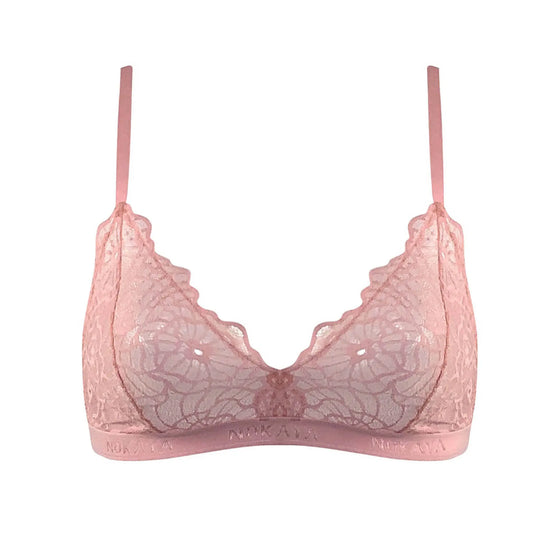 Born in Ukraine Image Lace Bralette Pink NOKAYA