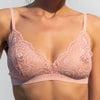 Born in Ukraine Image Lace Bralette Pink NOKAYA