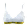 Born in Ukraine Image Lace Bralette White NOKAYA