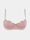 Born in Ukraine Lace Balcony Bra Pink NOKAYA