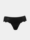 Born in Ukraine Lace Thong Black NOKAYA