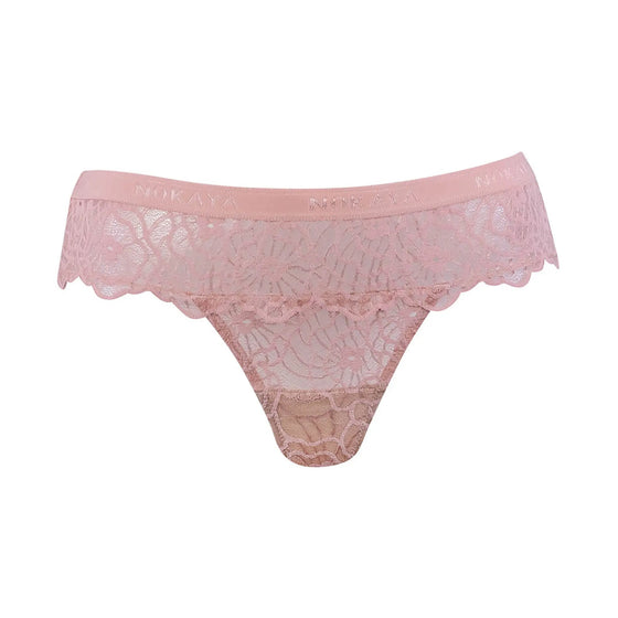 Born in Ukraine Lace Thong Pink NOKAYA