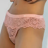 Born in Ukraine Lace Thong Pink NOKAYA