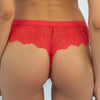 Born in Ukraine Lace Thong Red NOKAYA