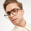 Tortoise Brad Glossy Glasses