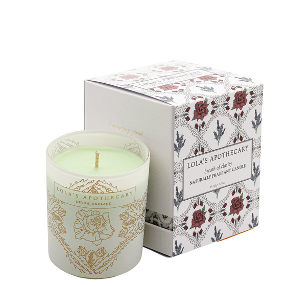 Breath of Clarity Naturally Fragrant Candle Lola's Apothecary