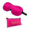 Bright Pink Contoured 3D Blackout Sleep Mask SMUG