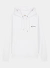 Bristol Back-Print Mens Relaxed-Fit White Hoodie hewn.