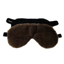  Brown Faux Fur Eye Mask by CosyPanda CosyPanda