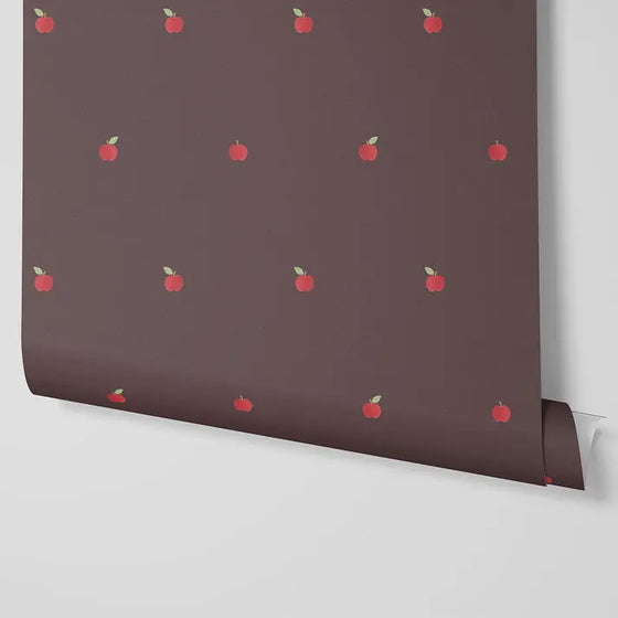 Brown Stone Apples Wallpaper Piglet