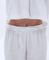 Brushed Cotton Long Pyjama Set, White Snooozeworld