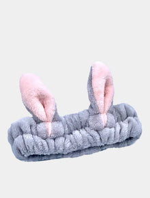  Bunny Spa Headband - Grey SMUG