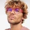 Burgundy Red Le Marais Glossy Glasses Barner