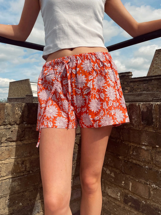 Burnt Amber Women's Pyjama Shorts Madder & More