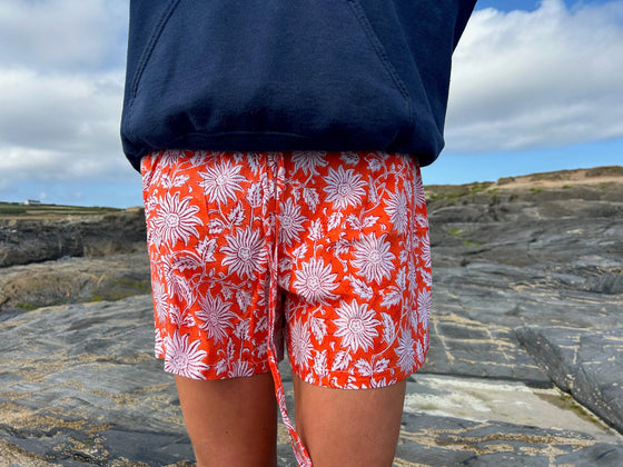 Burnt Amber Women's Pyjama Shorts Madder & More