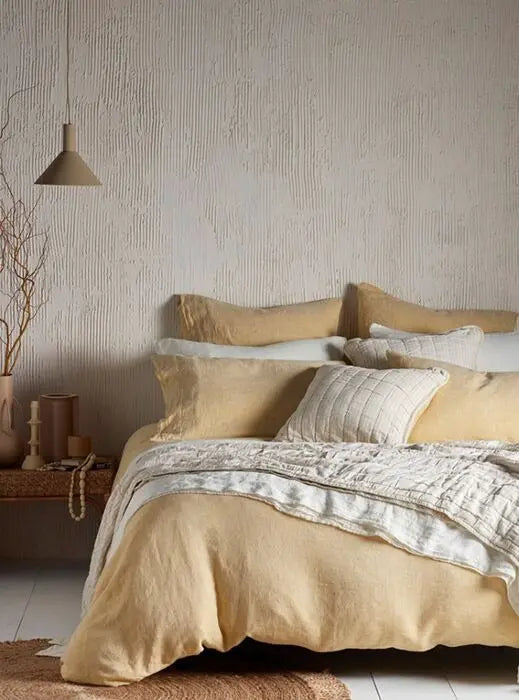 Buttercup 100% Linen Bed Linen The Secret Linen Store