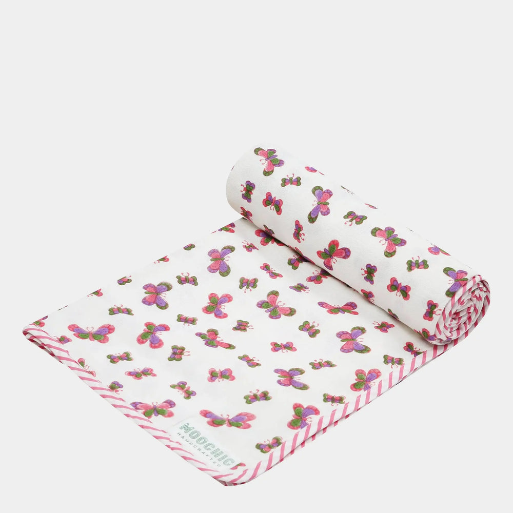 Butterfly Muslin Blanket Moochic