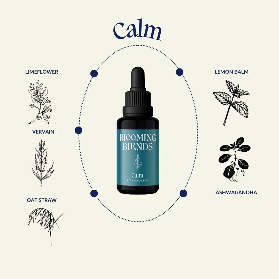 CALM Herbal Tincture Blooming Blends