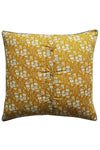 CAPEL MUSTARD Liberty Embroidered Piped Edge Cushion Coco & Wolf