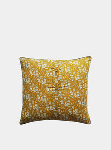  CAPEL MUSTARD Liberty Embroidered Piped Edge Cushion Coco & Wolf