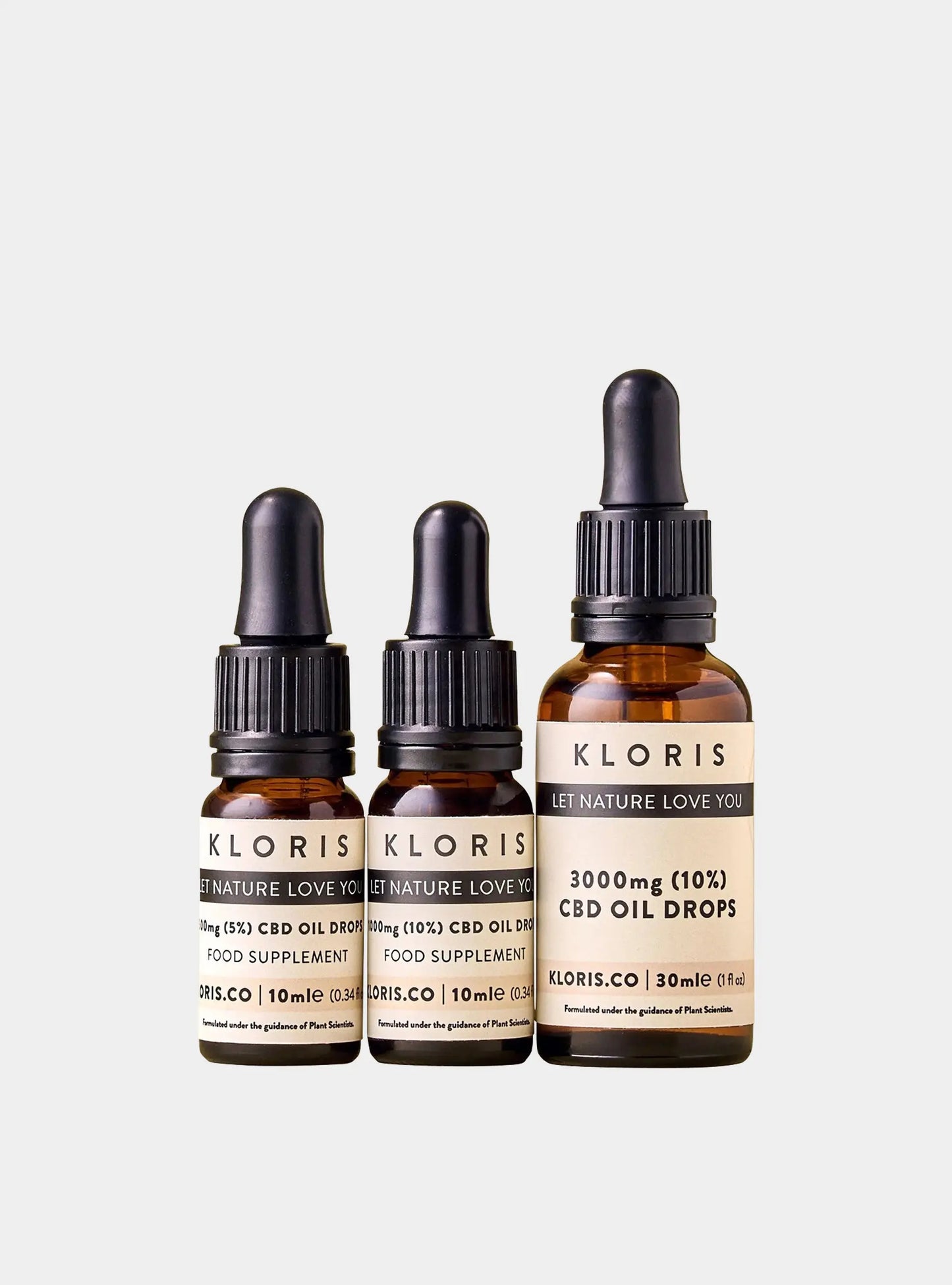 CBD Oil Triple Pack - The Full Set Kloris