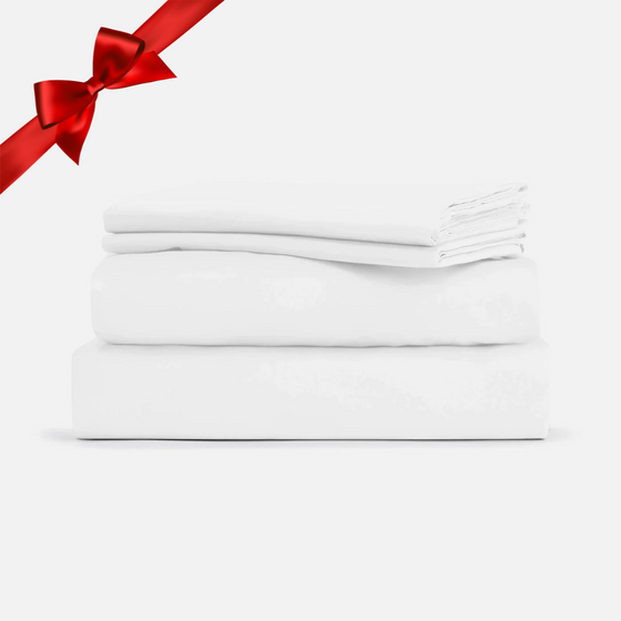 Clean Silver Sheet Set