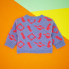 CUT and STICK KID'S JUMPER - BLUE - 9-12 MONTHS Talou