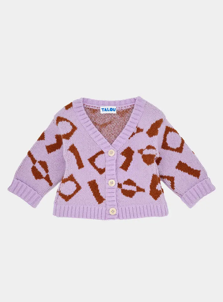 CUT and STICK KID'S JUMPER - LILAC - 6-9 MONTHS Talou