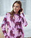 Mystic Tiger Print Long Pyjama Set Chelsea Peers