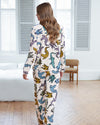 Colourful Crocodiles Print Button Up Long Pyjama Set Chelsea Peers