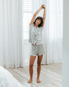 Grey TENCELª Modal Short Button Up Pyjama Set Chelsea Peers