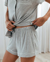 Grey TENCELª Modal Short Button Up Pyjama Set Chelsea Peers