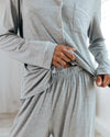 Grey TENCELª Modal Short Button Up Pyjama Set Chelsea Peers