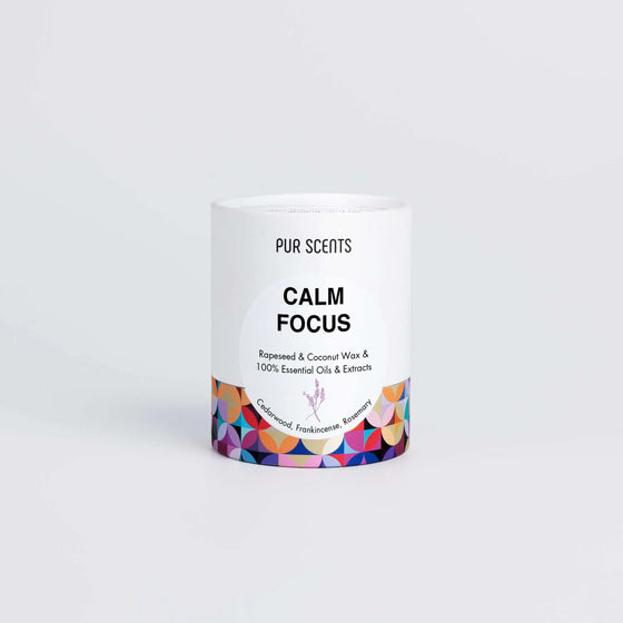 Calm Focus Aromatherapy Scented Candle