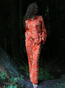  Can Tiger (Orange) Pyjama Top/Trouser French William